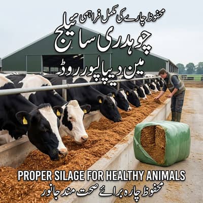 silage/Corn Silage/Maki Silage/Animal Feeds چوہدری سائیلج