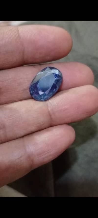 9.5 cerat Neelam blue sapphire stone Afghanistan mine