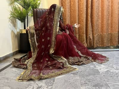 Bridal Dress with 2 Dupatta