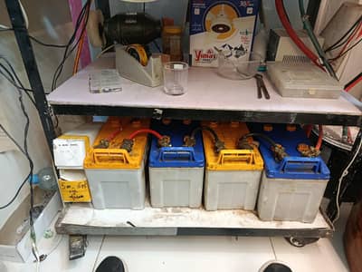 4 battery in use