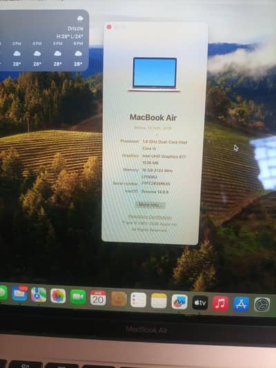 MacBook Air 2019 model core i5