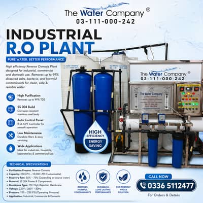 Industrial RO Plant | Reverse Osmosis Water Purification System