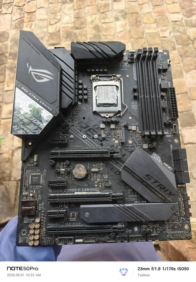 Asus Rog Strix Z390-F Gaming Motherboard + i5 9600k Combo For sale