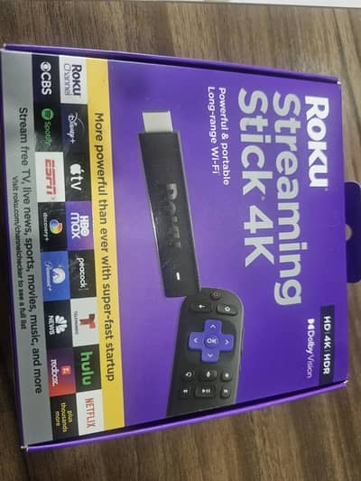brand new sealed roku streaming stick 4k