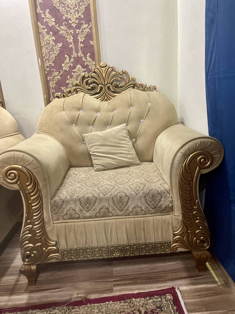 Sofa set , table set 2