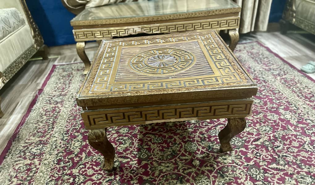 Sofa set , table set 3