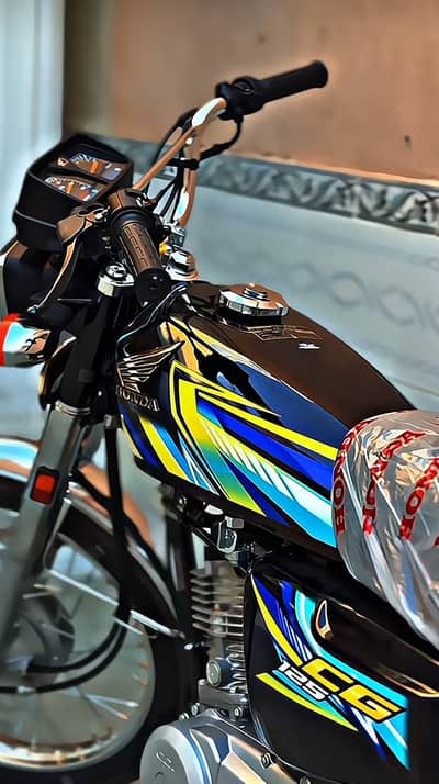Honda CG 125 2026 Zero meter 3 Warranty Card available