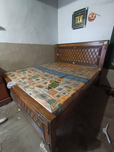 Bed plus Mattress. . . New condition urgent sale