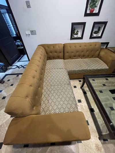 L shape 5 seater