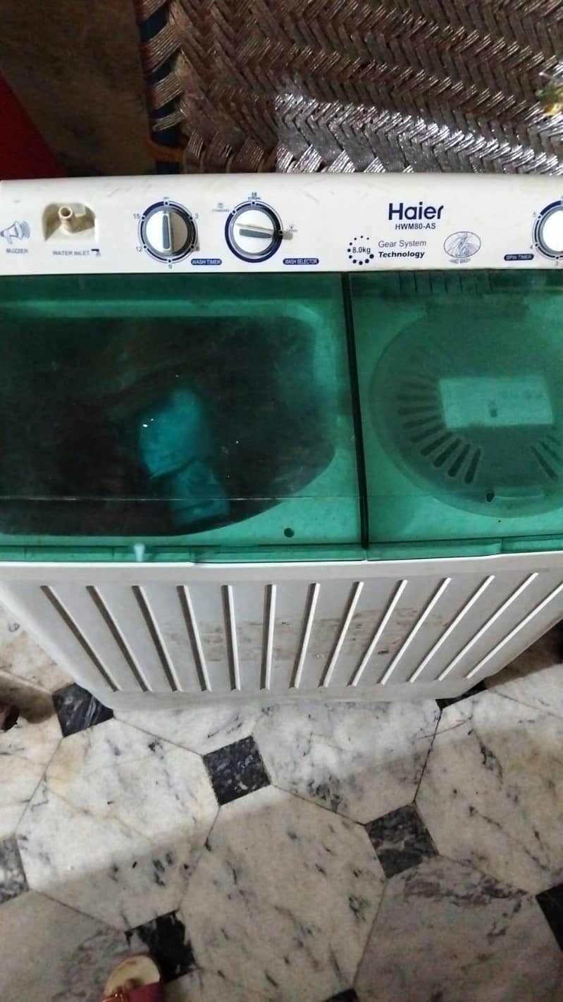 haier double machine 0