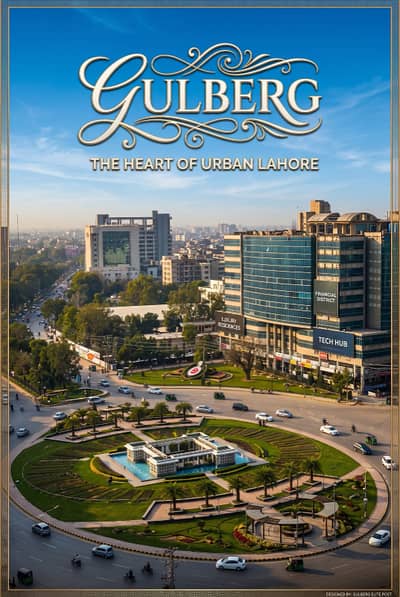5 KANAL CORNER PLOT FOR SALE IN GULBERG, 25 CR PER KANAL