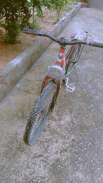 Used MTB gear cycle 26 inch - red& black - kallar syedan