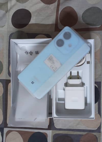 OPPO A3x 4+128 with box charger