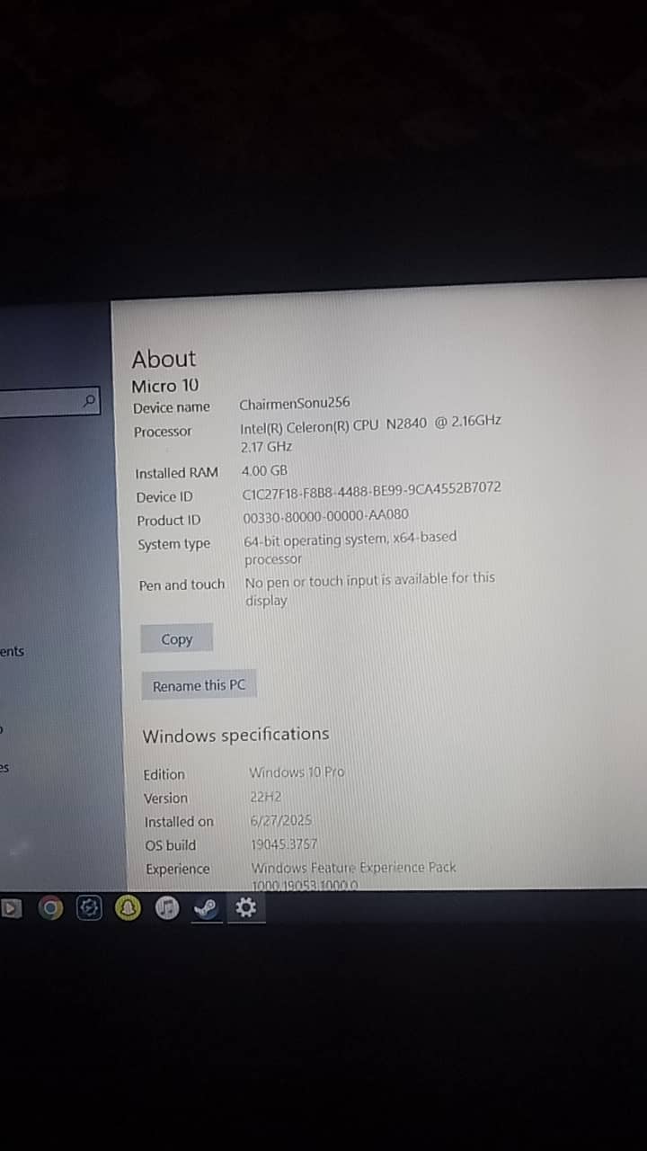 Dell Window 10 pro 2