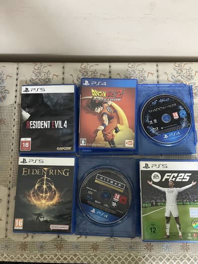 Ps5 and ps4 games