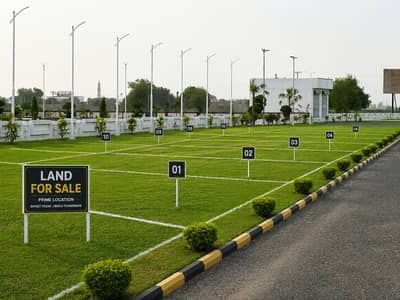 3 Marla Commercial Plot In Sharjah Trade Center Main Faisalabad Bypass