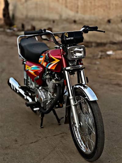 Hinda CG 125 Red Color For Sale Urgent