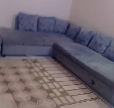 l shaped Sofa set with two Stul