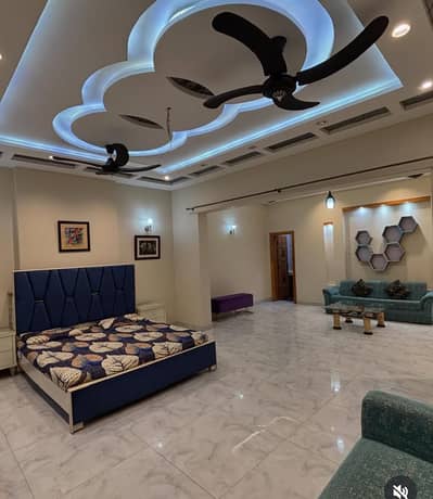 Fully Furnished Independent Portion 10 Marla 2 Bed 100K, 1 Kanal 3 Bed 150K, 1 Kanal 4 Bed 200K, (Daily, Weekly, Monthly) Basis For Rent Send Message On My WhatsApp & I Will Send Video