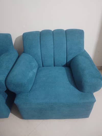 6 Seater ( 1+2+1+2) sofa set newly poshished.