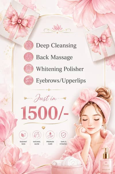Beauty Salon Services, Threading, Keratin, Bridal makeup, Facial & wax