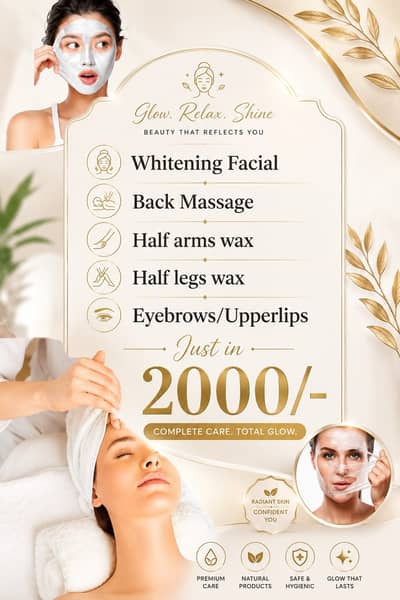 Threading, facial, Bridal makeup, Beauty salon, with discounted rates