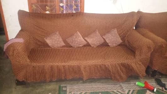 Sofa set 6 seater new condition all ok
