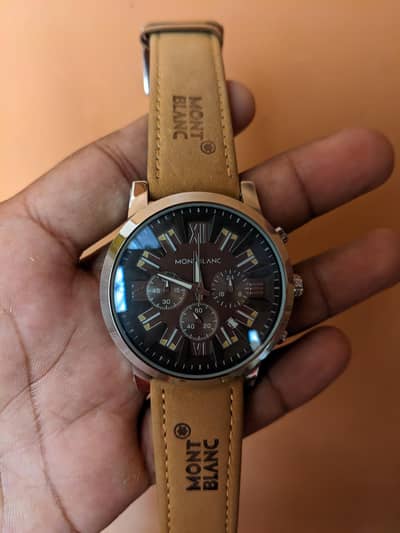 MontBlanc chronograph watch