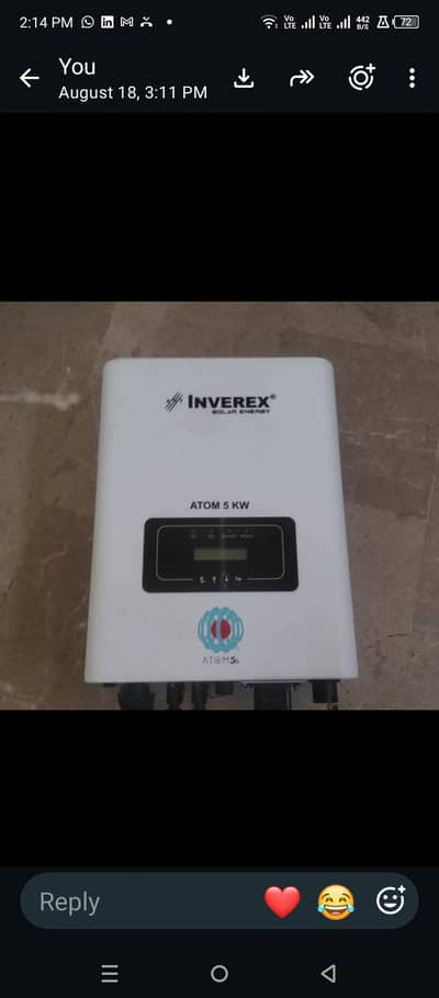 Inverex On grid inverter 5kw