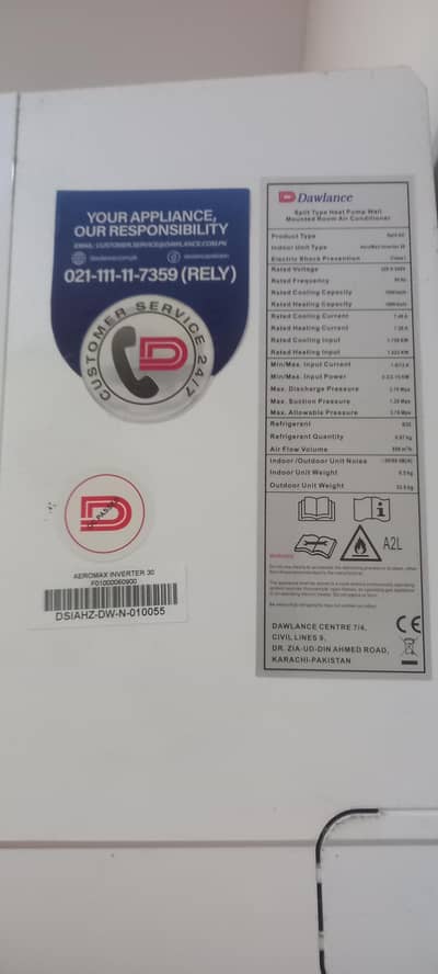 almost new inverter ac