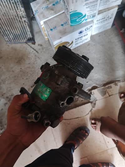 ac compressor and condenser