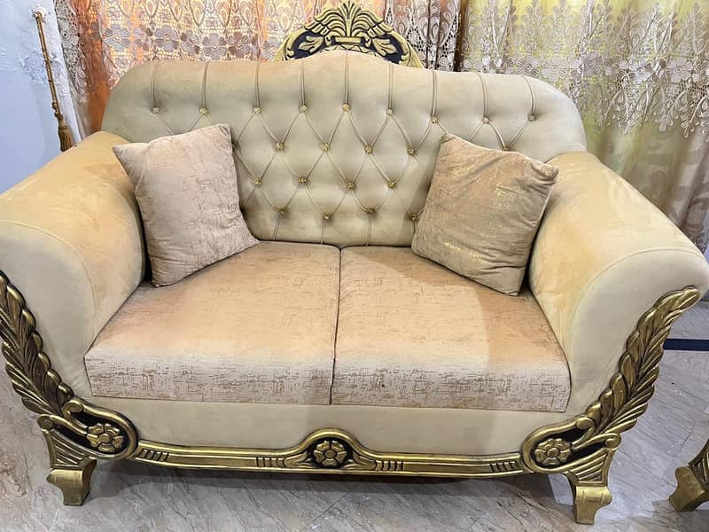 6 seater sofa set with table 1