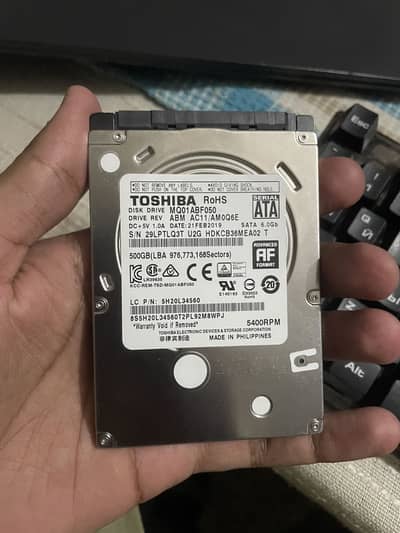 Toshiba 500 Gb HDD