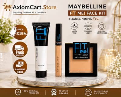 Maybelline Fit Me! Face Kit – Flawless Look Every Day!