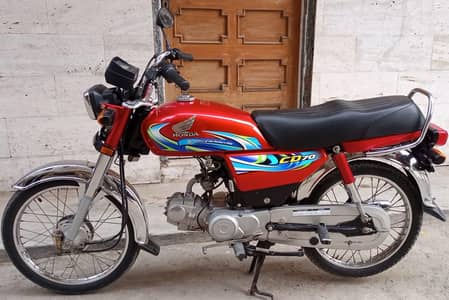Honda CD 70 Model 2024 urgent sale 10 by 10