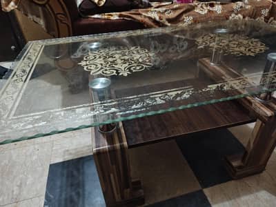 3 Piece Glass Modern Center Table Set