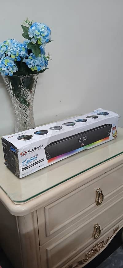 Audionic Optima Soundbar Bluetooth Mobile Speaker Digital Clock