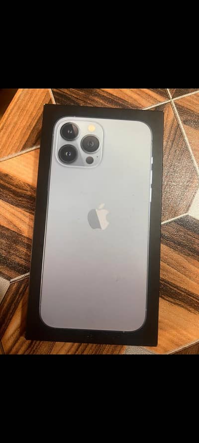 iphon 13pm 10/10 condition non pta water pack with box