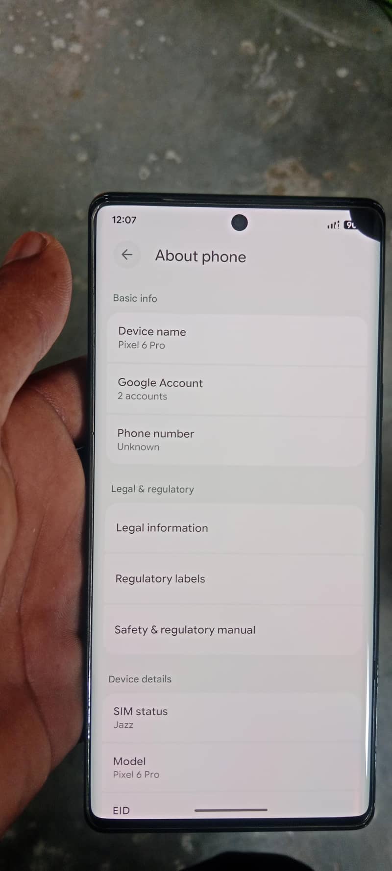 Google Pixel 6 Pro 4