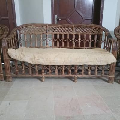 Cane Sofa Set