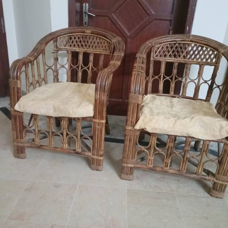 Cane Sofa Set 1