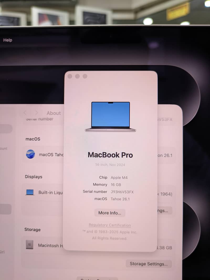 MacBook pro m4 7