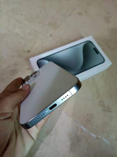 I phone 15 pro max 512 GB month use 1 year warranty Available