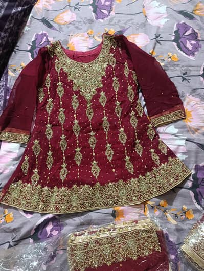 Maroon Bridal Lehenga