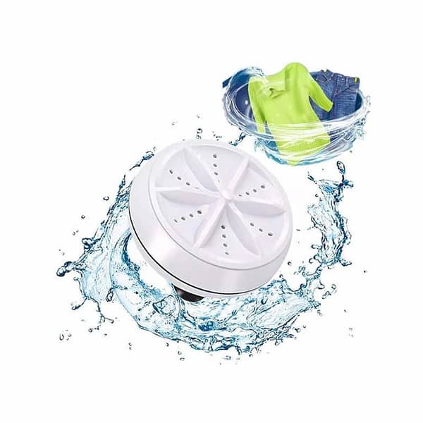 Mini Portable Ultrasonic Turbine Washing Machine Turner USB Powered