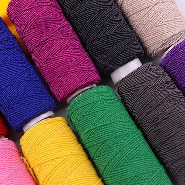 Colorful Thick Sewing Threads Set - 12 Rolls for Embroidery and Hand Stitching. .