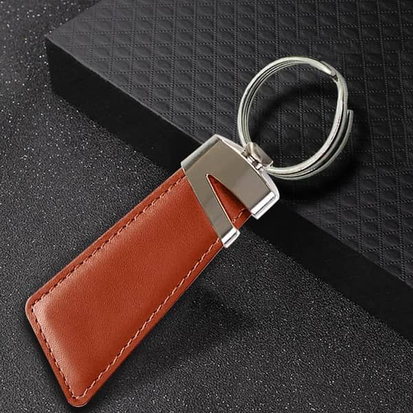 Key Chain Leather 100% Original Leather Brown