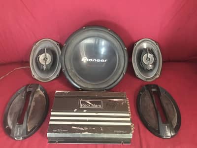 Pioneer D4 original woofer Rockmars original Sony speaker original