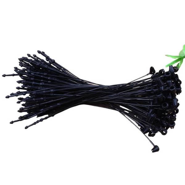 Loop Pins, Price Tag Fastener Black, 1000 pcs, 5" (130 mm). .