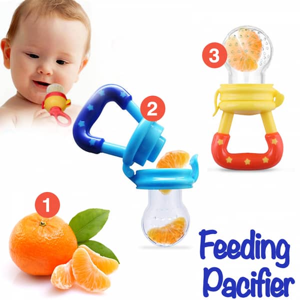 Baby Fruits Pacifier Food Feeder Silicone Baby Feeder for Fruits and Vegetables